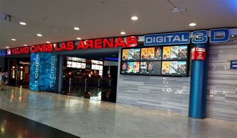 cartelera multicines las arenas|Yelmo Cines Las Arenas en Las Palmas de Gran Canaria